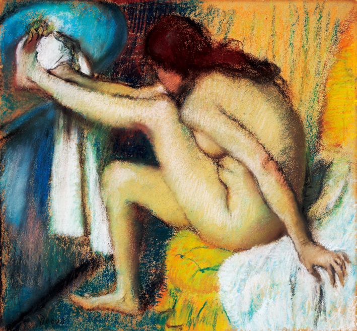  埃德加·德加 Edgar Degas—— 洗浴的裸女 (2)